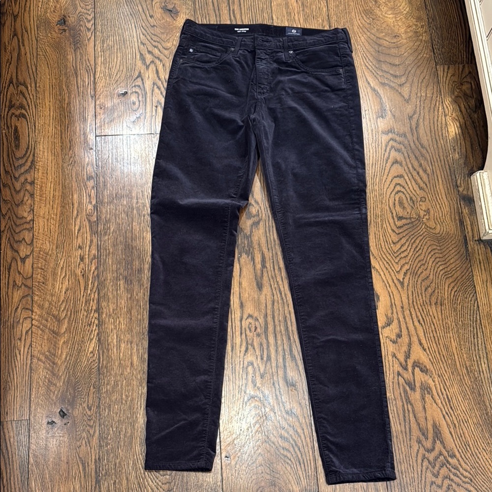 Black Velvet Skinny AG  Pants